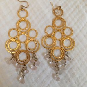 Devon Leigh Gold bead earrings